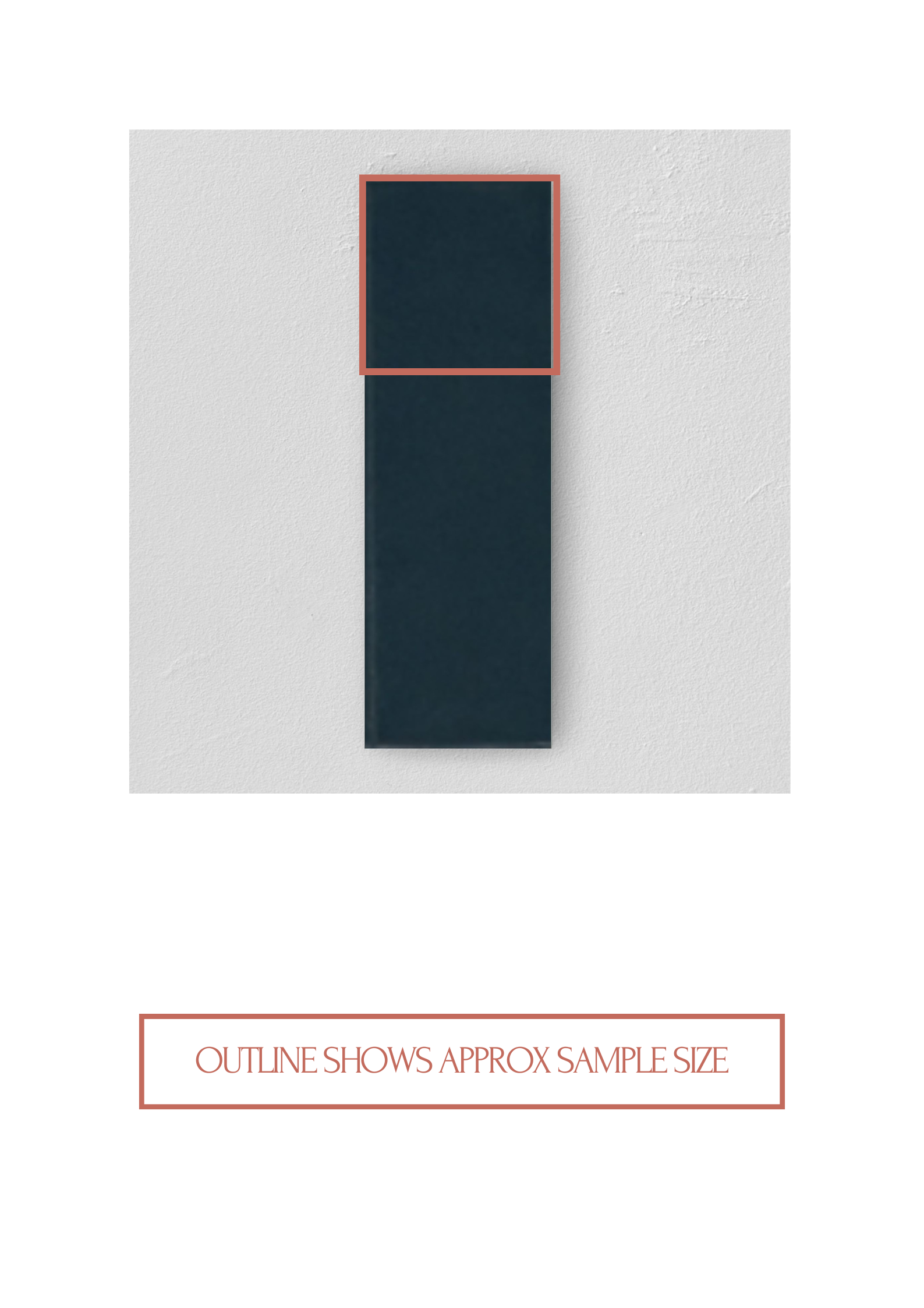 Blue / Matt / 50X150