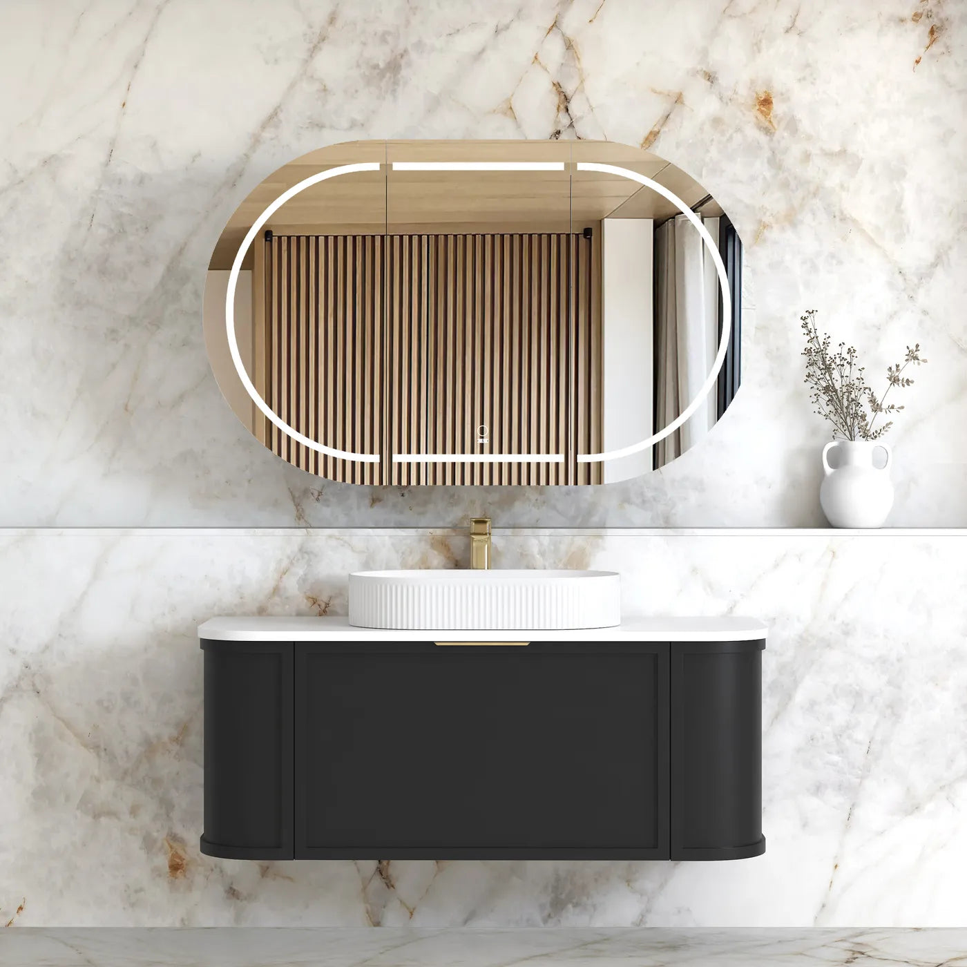 1200mm / Cabinet Only / Brushed Gold