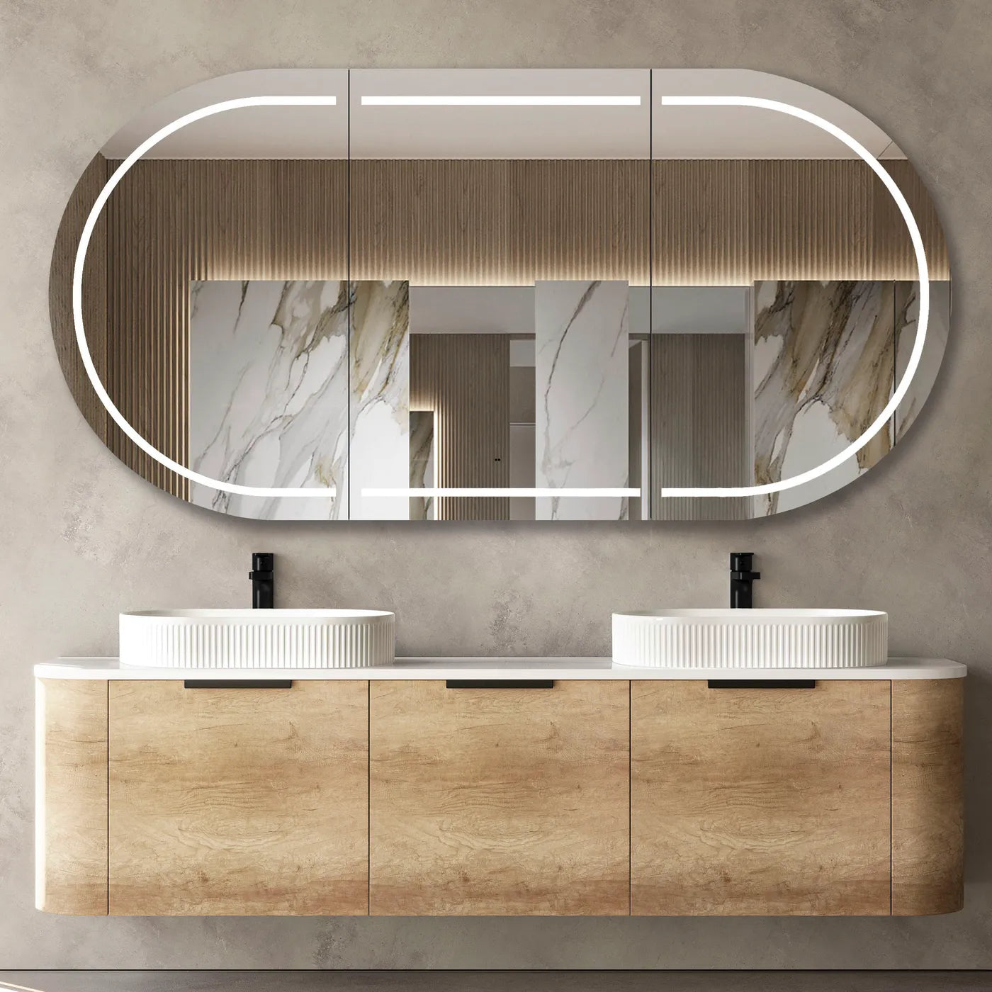 1800mm / Cabinet Only / Brushed Gold