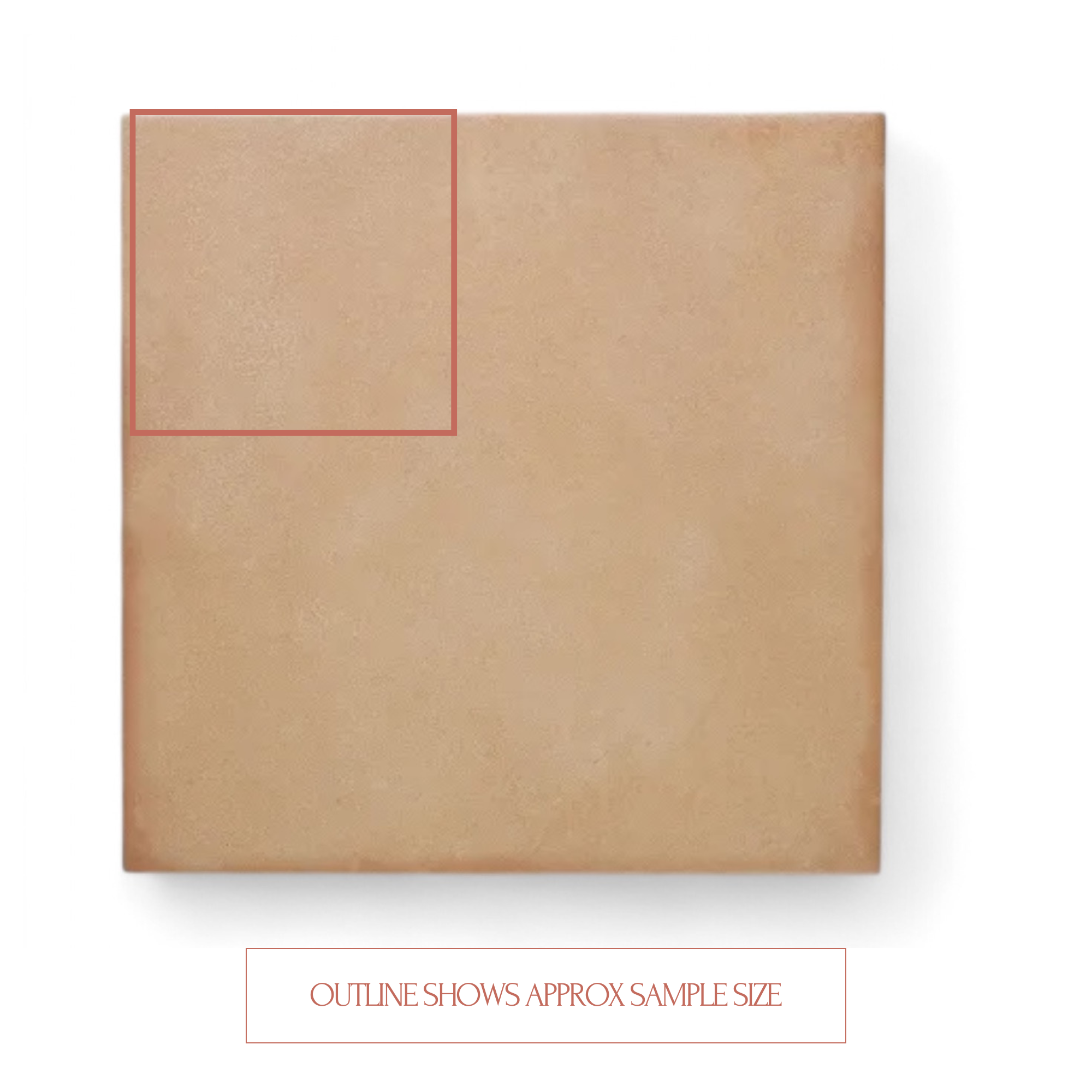 Beige / 200x200 / Matt Plain Square