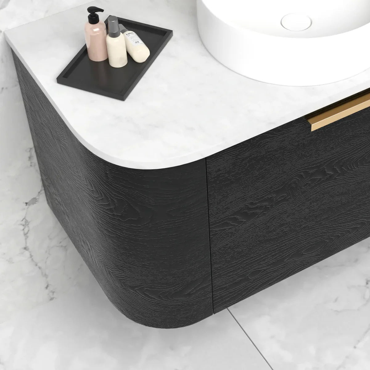 750mm / Cabinet Only / Brushed Gold