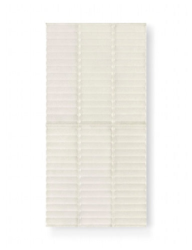 Blanc / Gloss Ribbed / 300X600