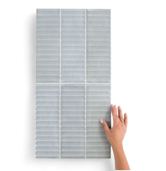 Bleu / Gloss Ribbed / 300X600