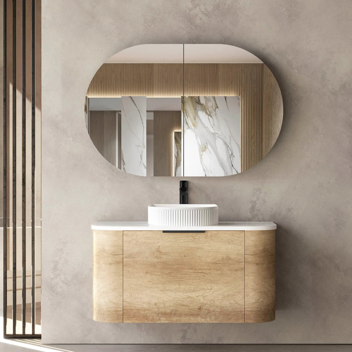900mm / Cabinet Only / Brushed Gold