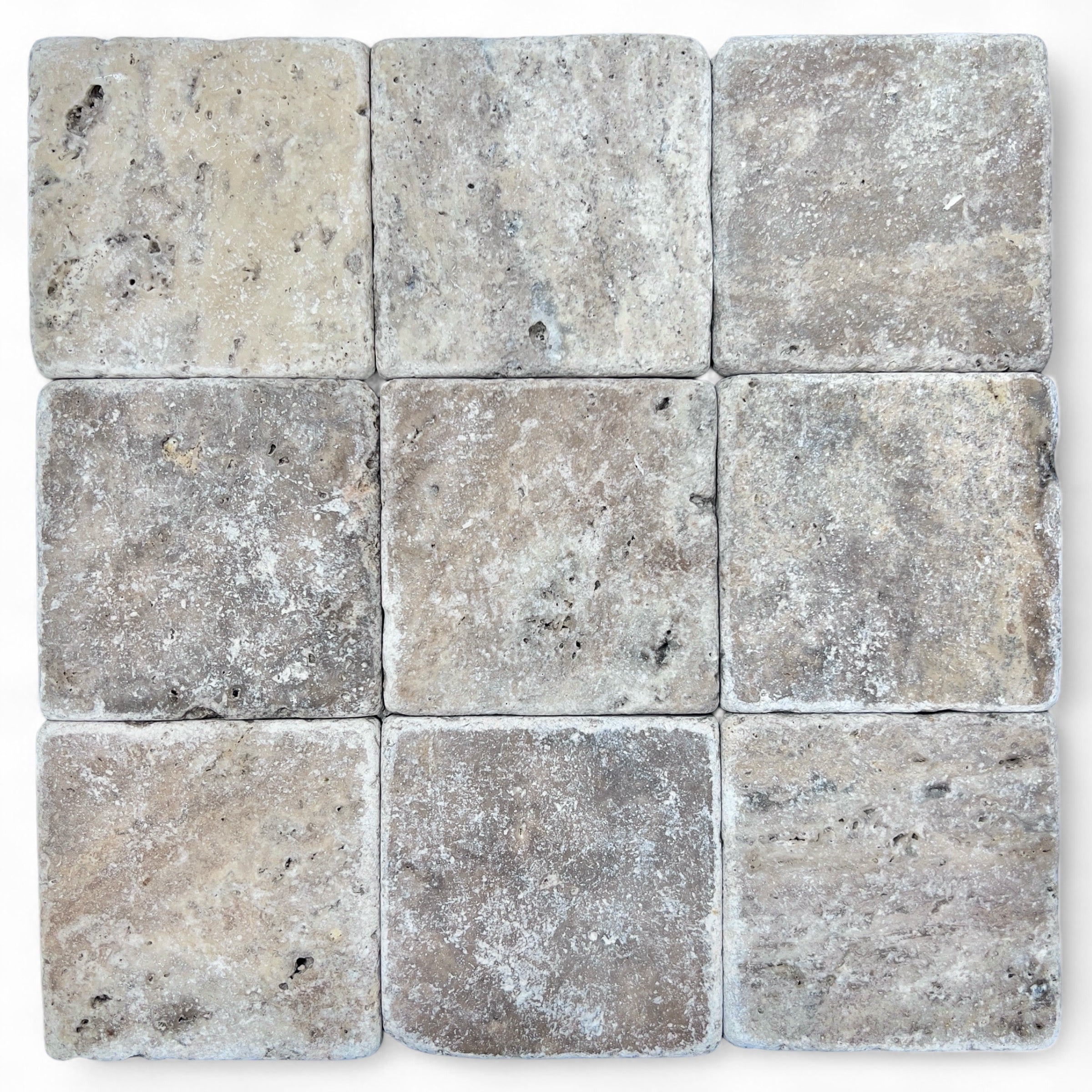 Silver / Tumbled / 100x100