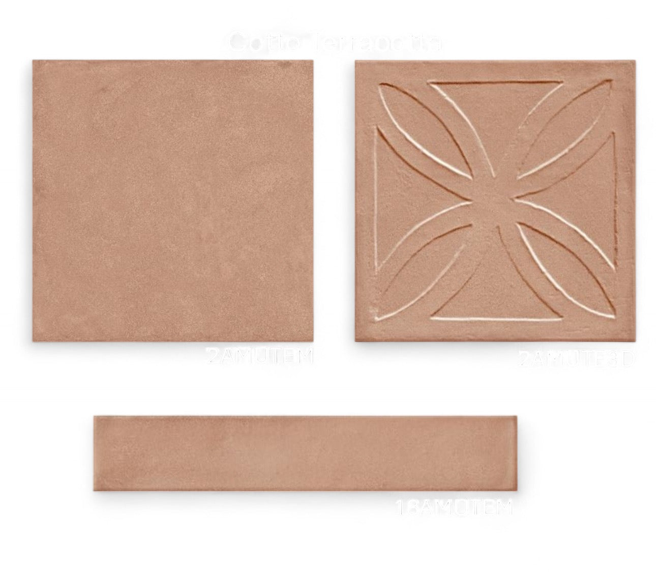 Terracotta / 200x200 / Matt Plain Square