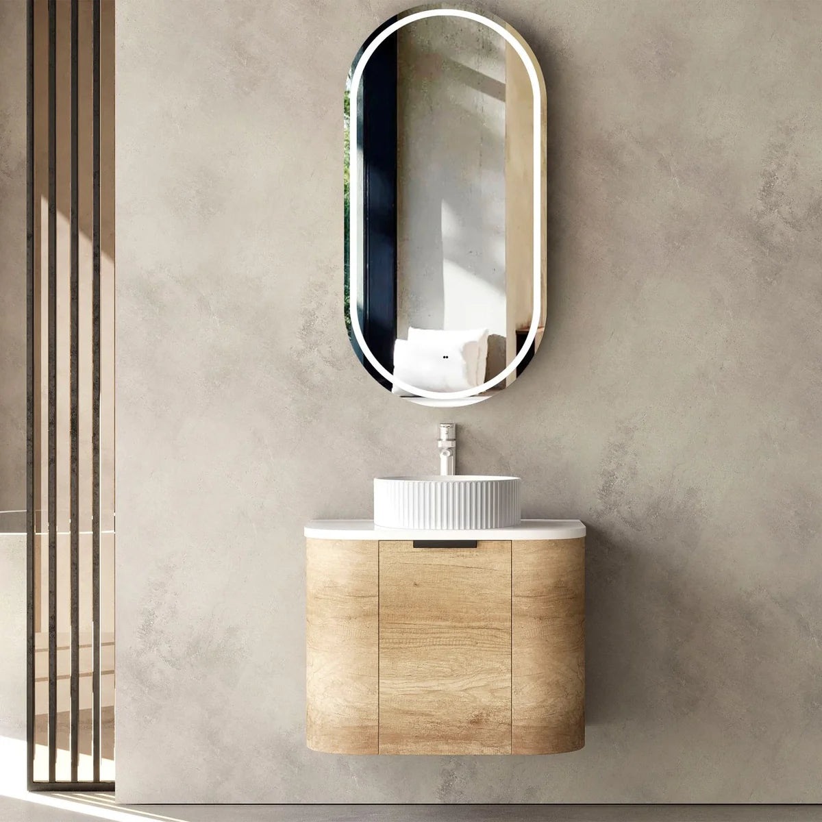 600mm / Cabinet Only / Brushed Gold