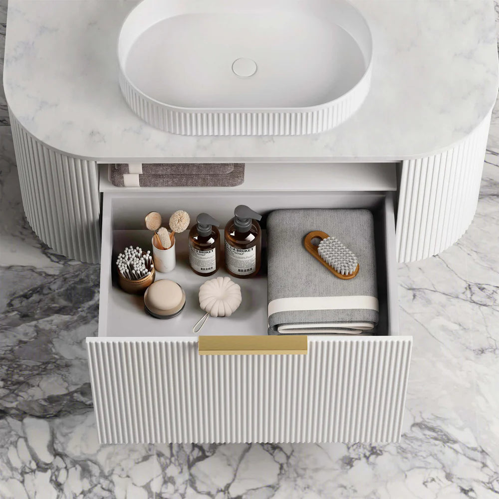 900mm / Cabinet Only / Brushed Gold