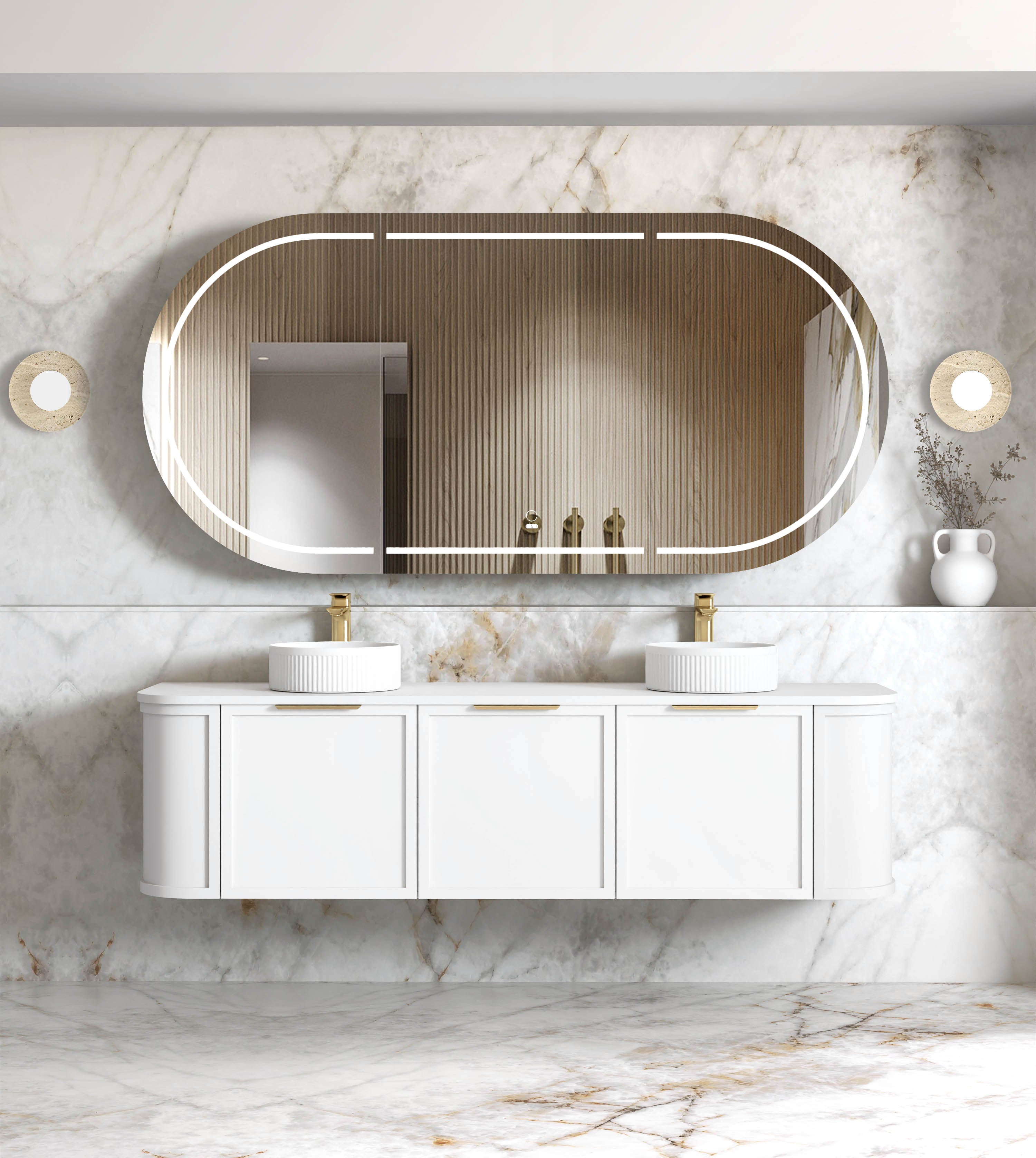 1800mm / Cabinet Only / Brushed Gold