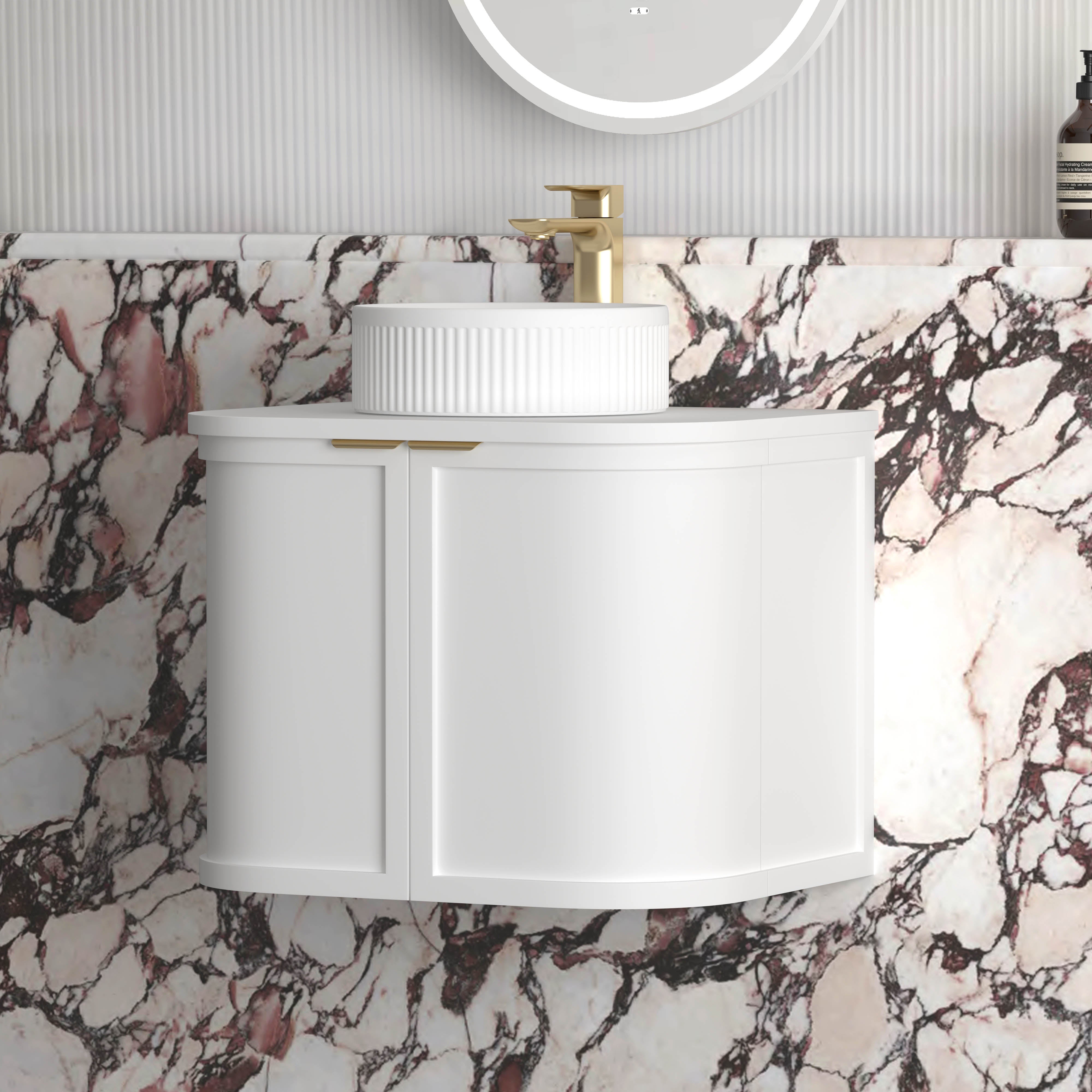600mm / Cabinet Only / Brushed Gold
