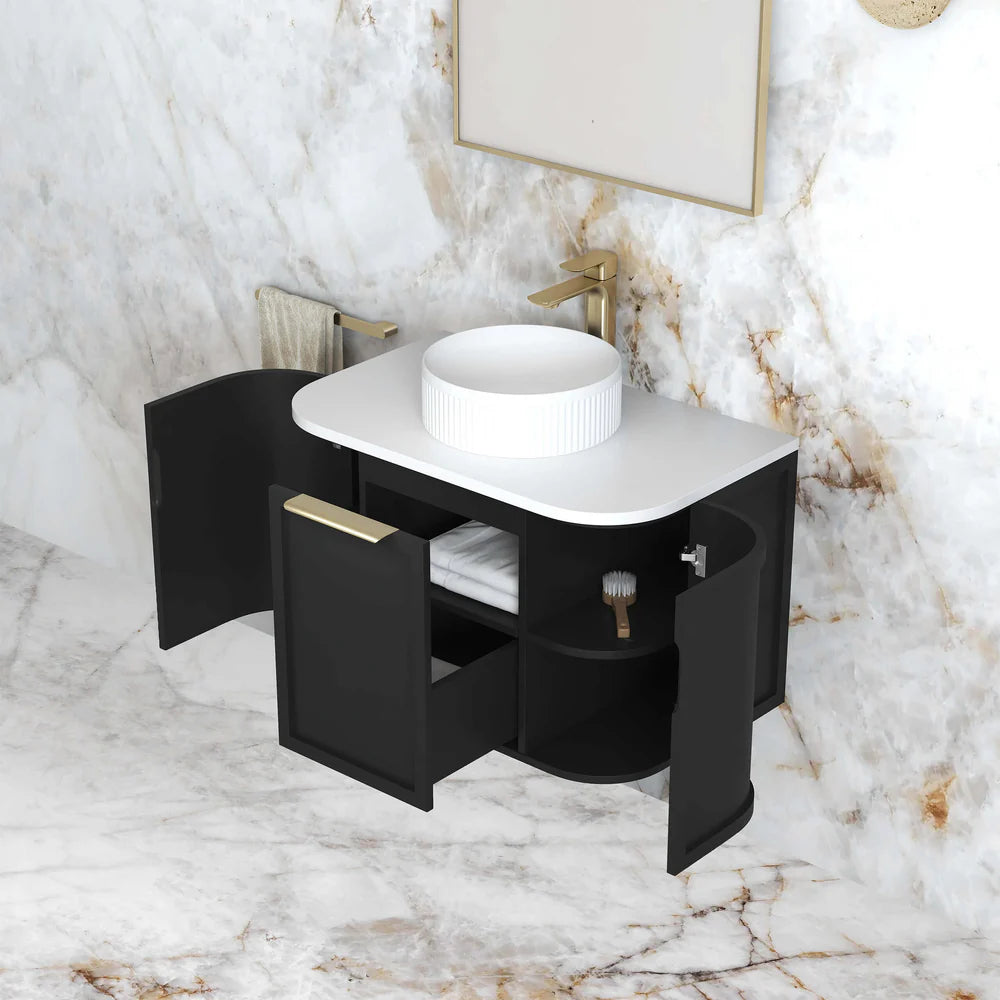 750mm / Cabinet Only / Brushed Gold