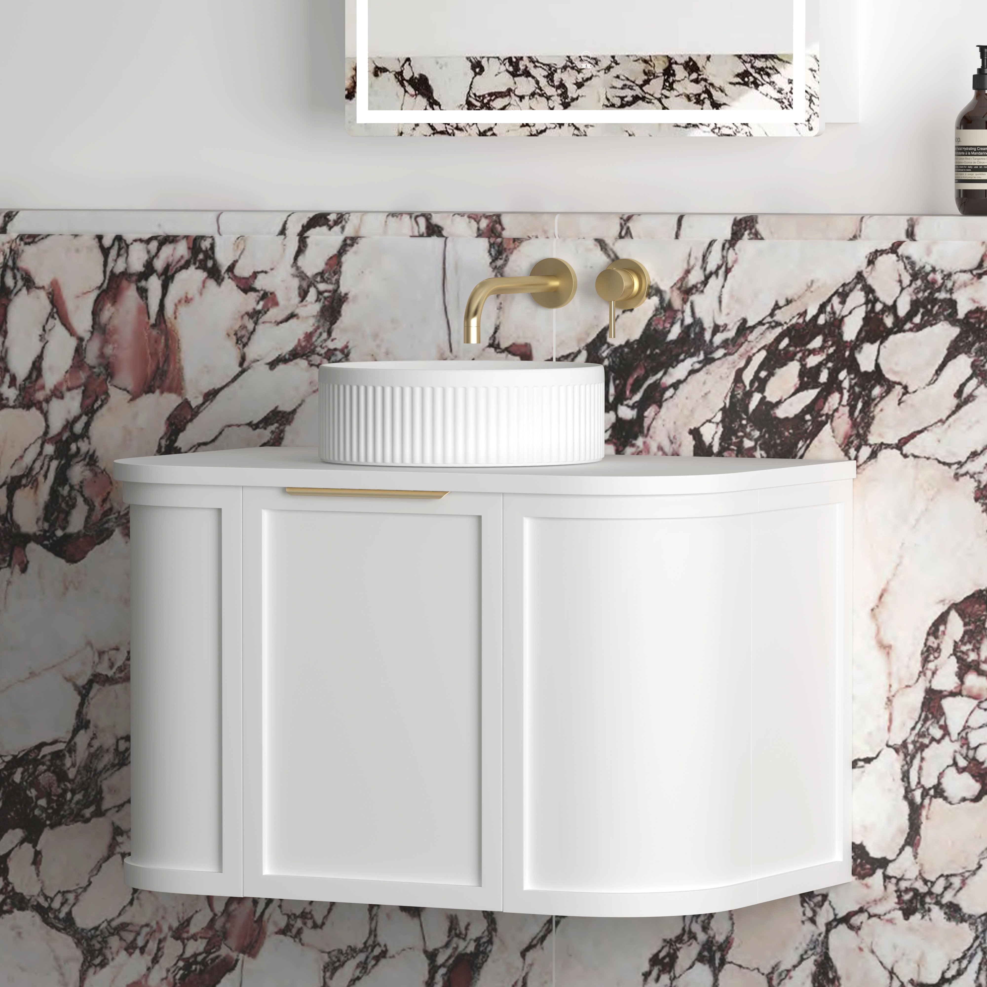 750mm / Cabinet Only / Brushed Gold