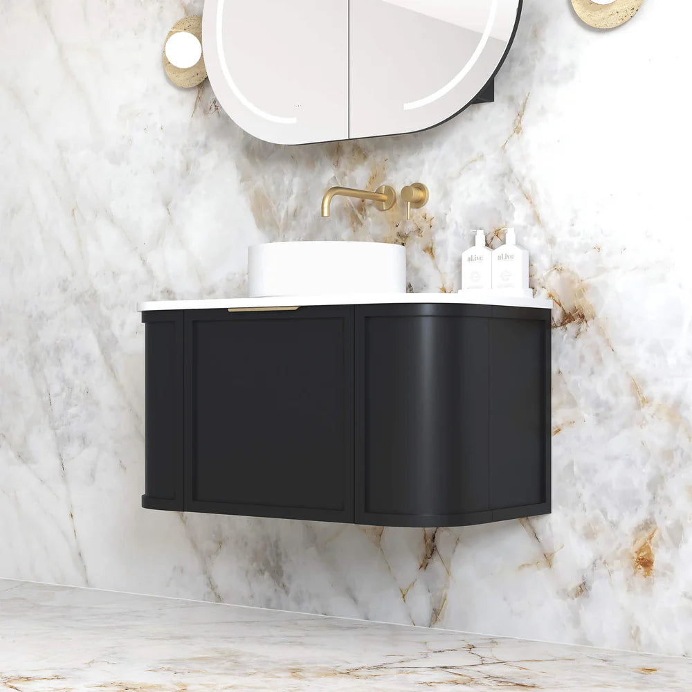 900mm / Cabinet Only / Brushed Gold