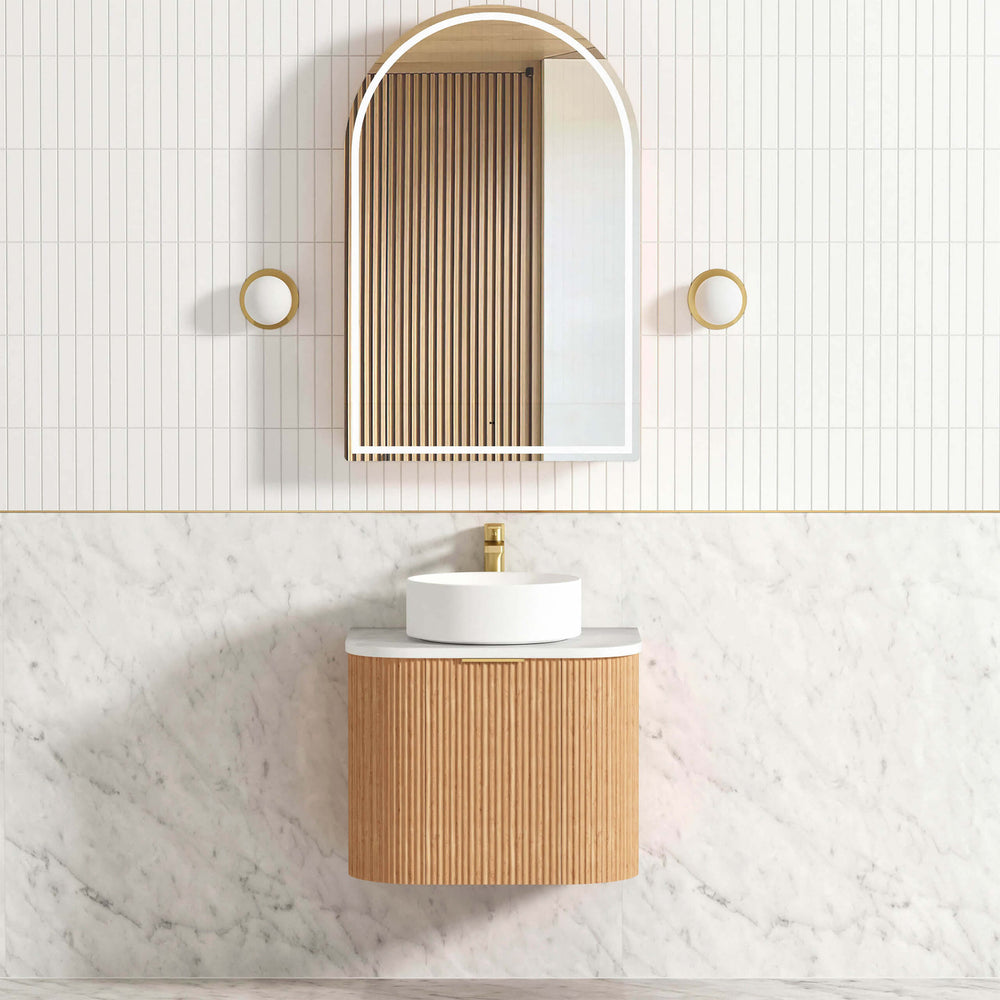 600mm / Cabinet Only / Brushed Gold