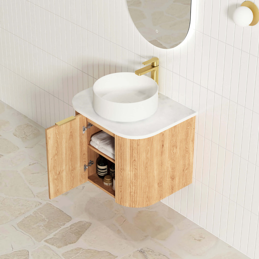 600mm / Cabinet Only / Brushed Gold
