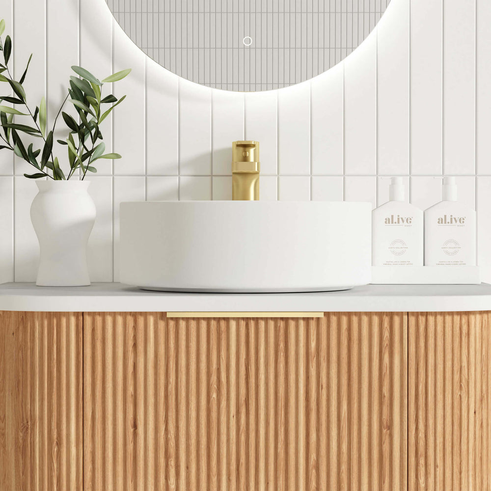 750mm / Cabinet Only / Brushed Gold