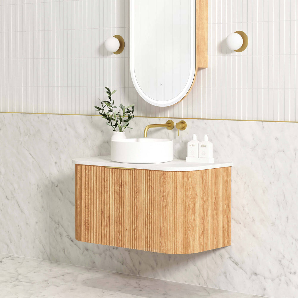 900mm / Cabinet Only / Brushed Gold