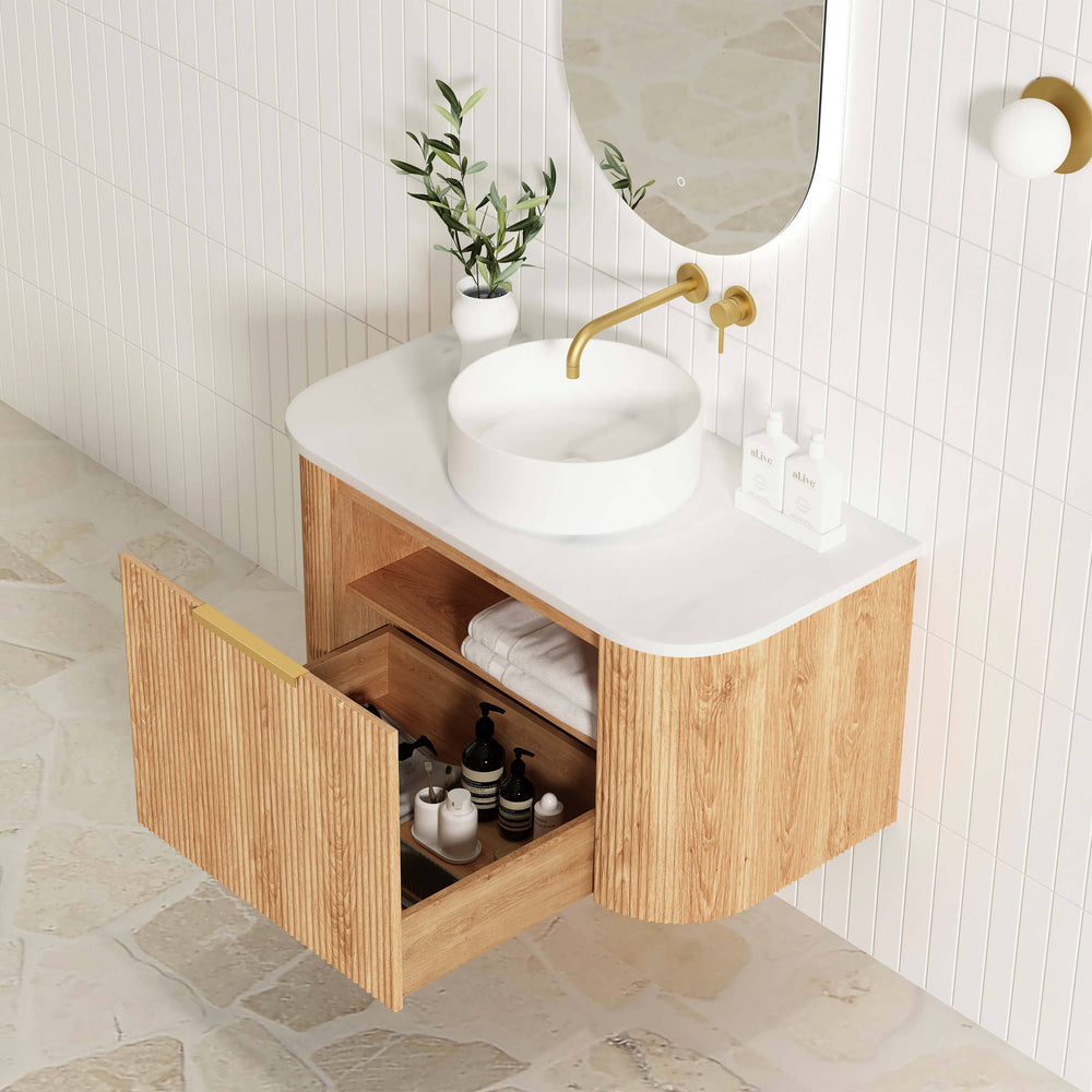 900mm / Cabinet Only / Brushed Gold