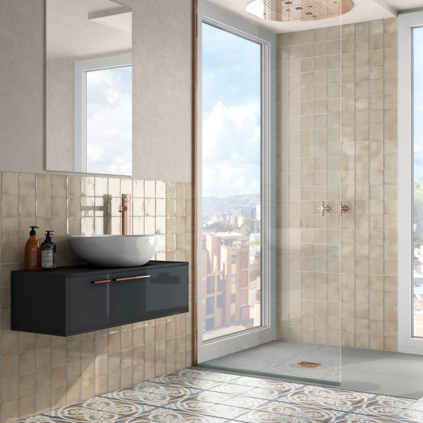 Beige / Gloss / 75x150