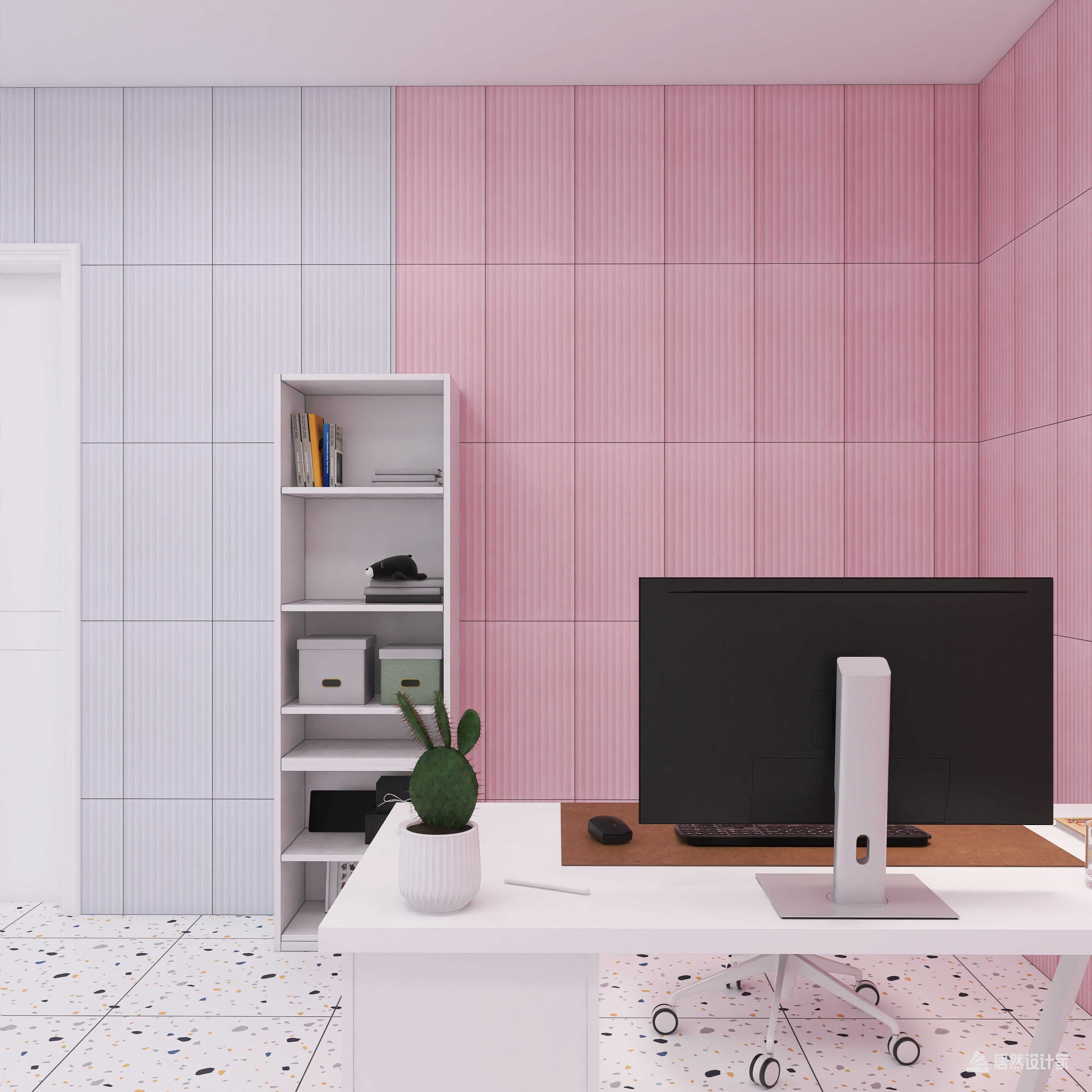 Pink / Satin / 300x600