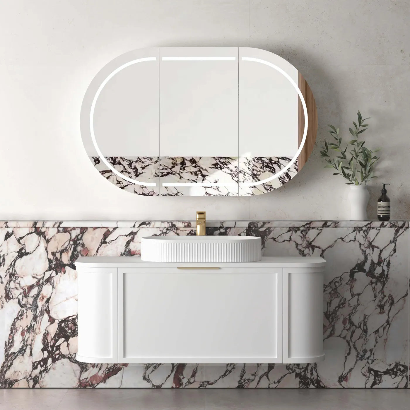 1200mm / Cabinet Only / Brushed Gold