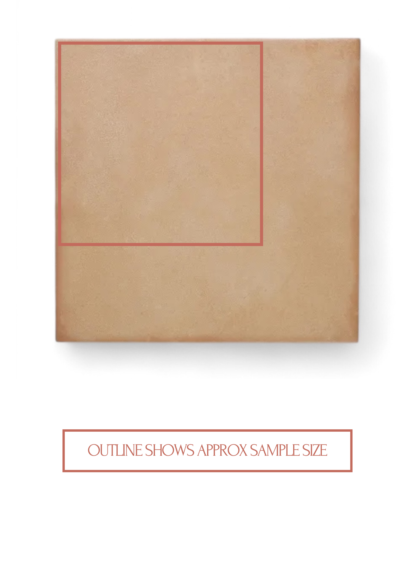 Terracotta / 200x200 / Matt Plain Square