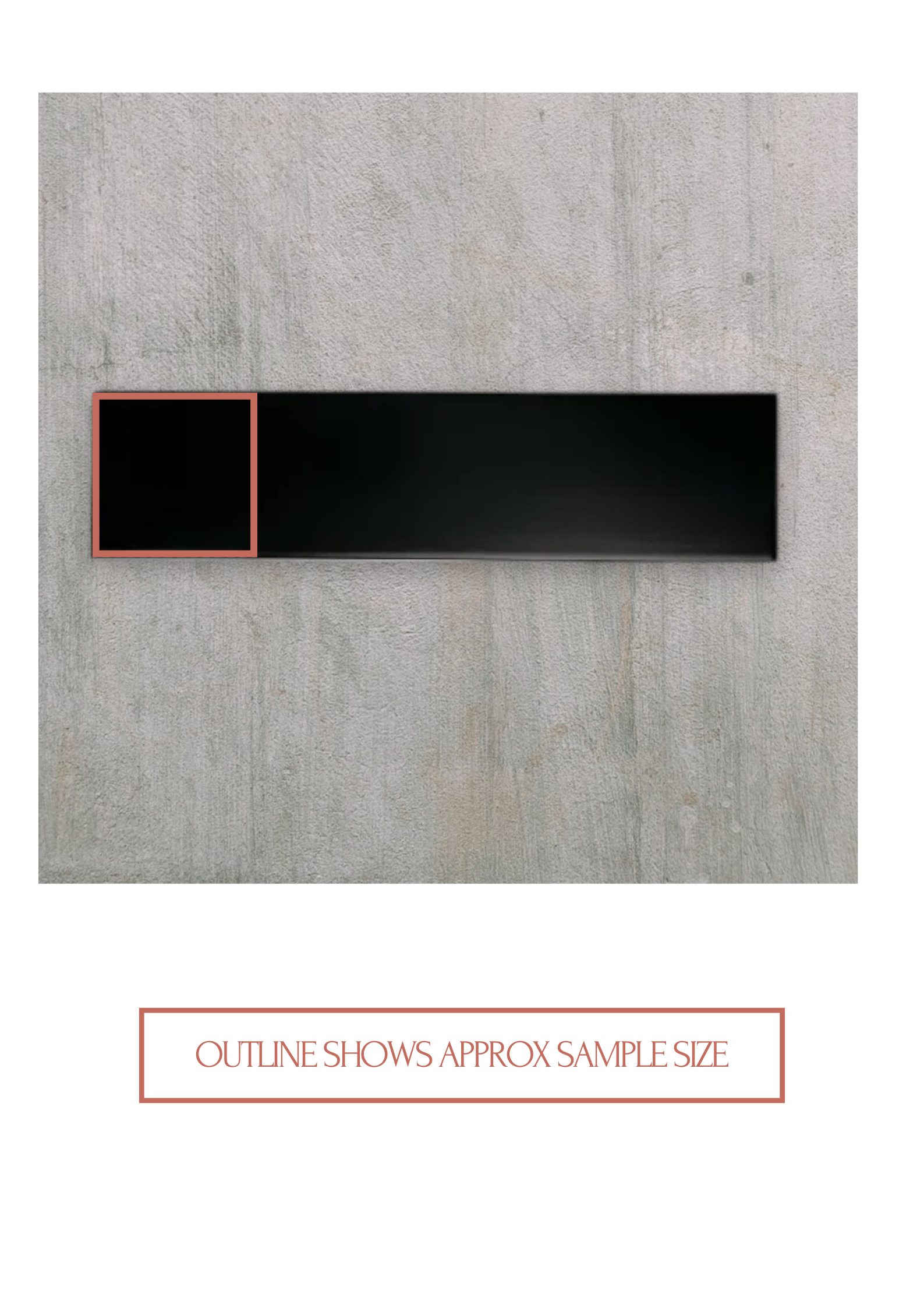 Black / Gloss / 75X300