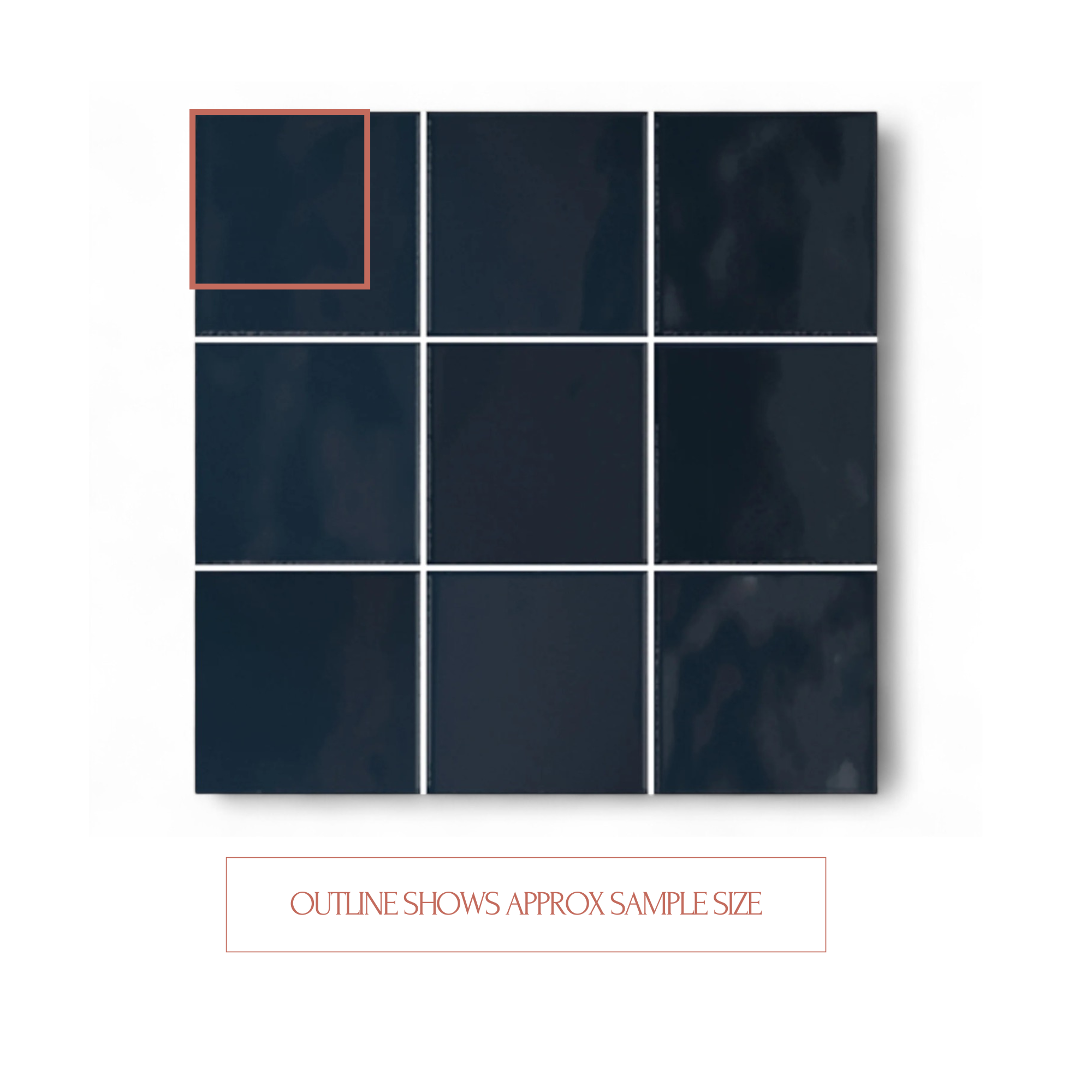 Saphire Blue / Gloss / 100x100