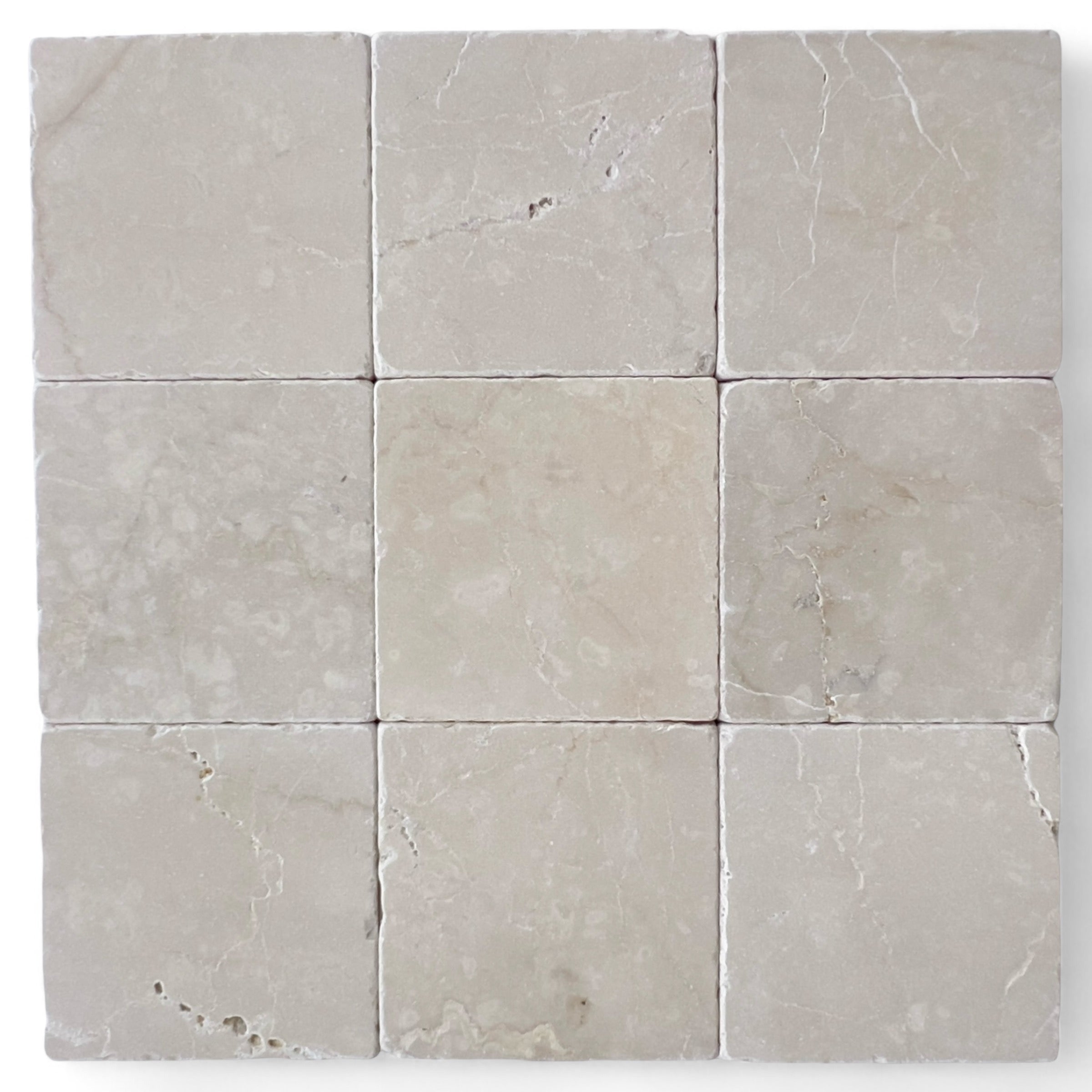 Botticino / Tumbled / 100X100X10mm