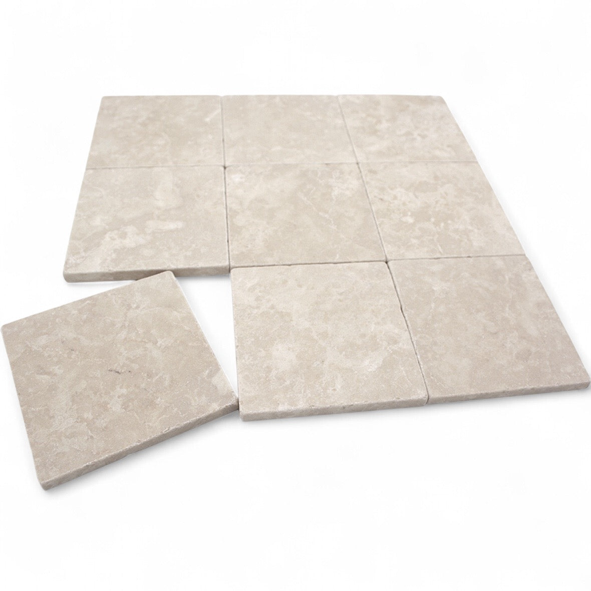 Botticino / Tumbled / 100X100X10mm