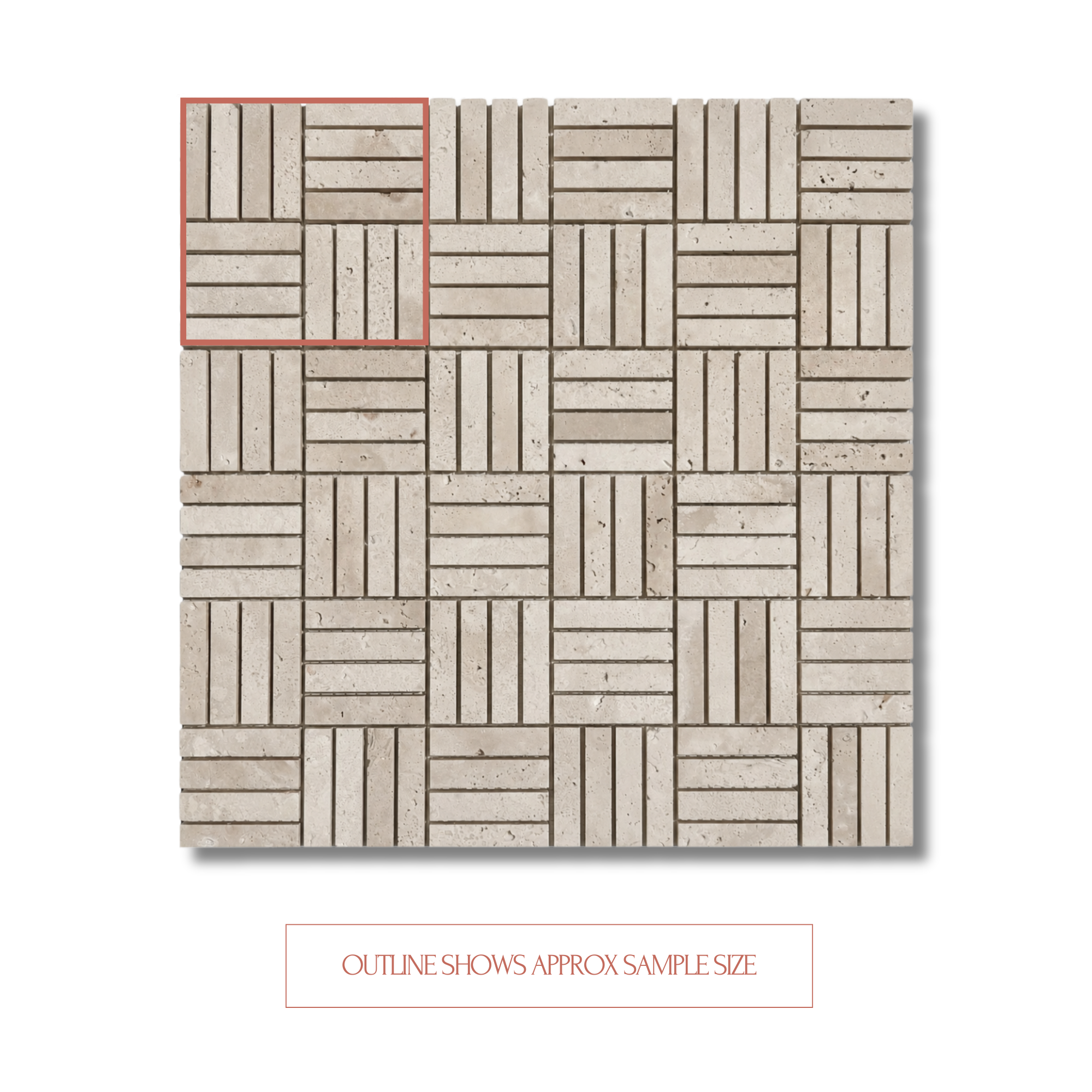 Travertine / Honed / 298 x 298