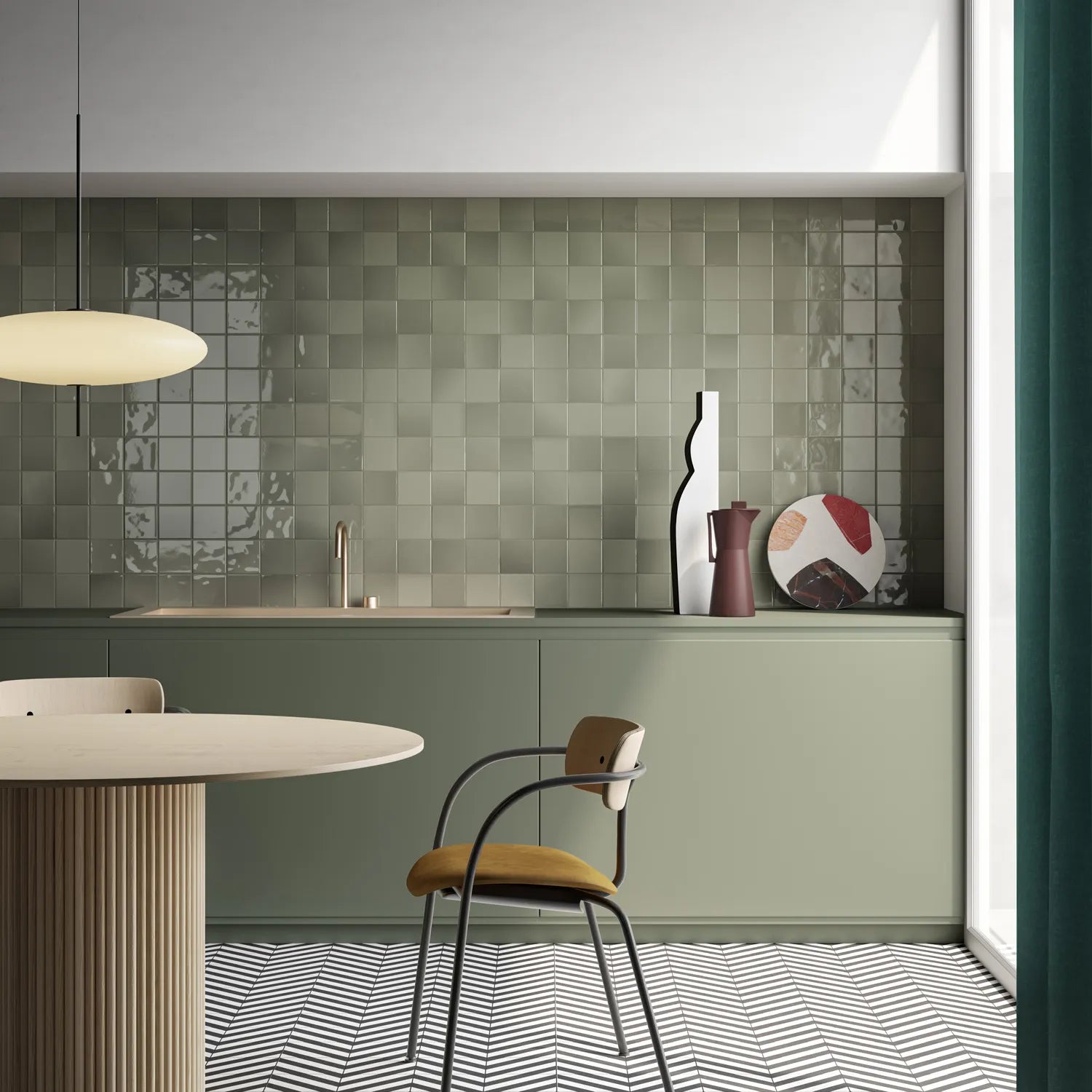 Moss / Gloss / 100x100
